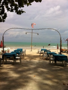 Beachfront view from a nearby thai eatery